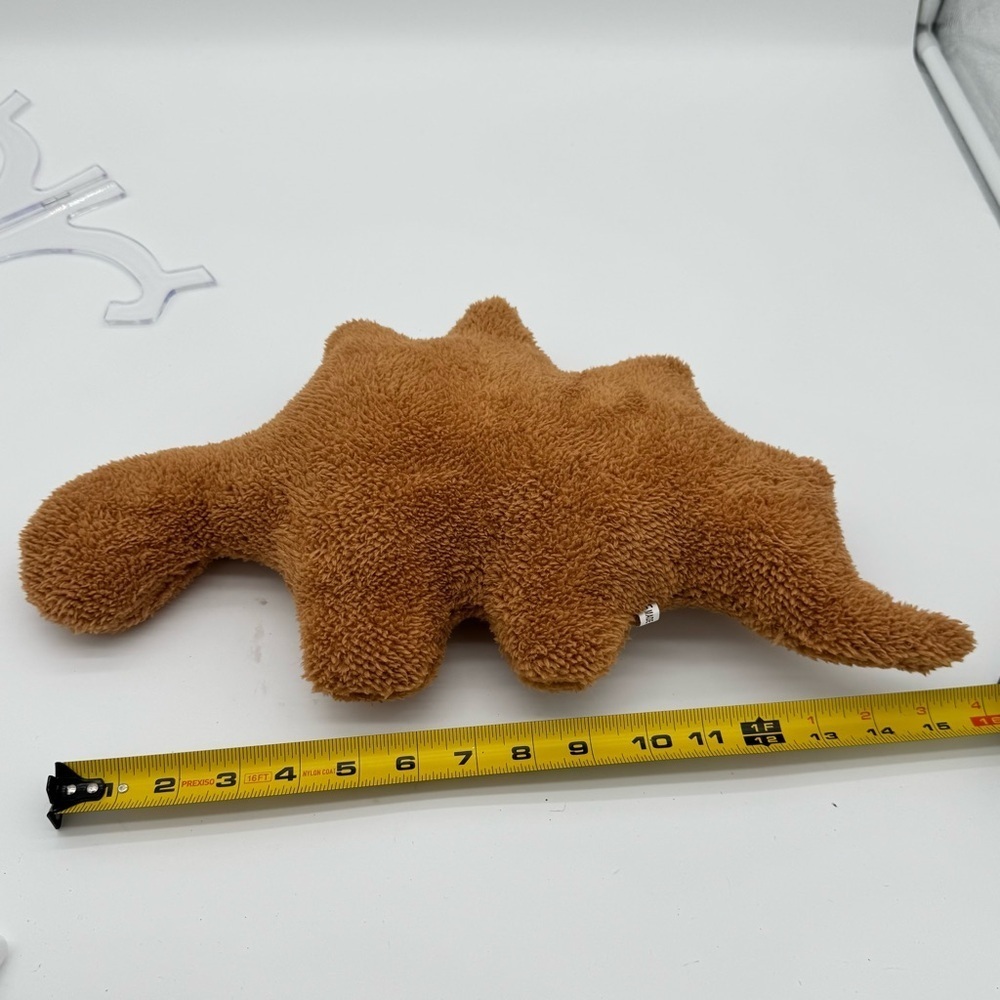 Dino Nugget Pillow, 18 inch Soft Dinosaur Chicken Nuggets Pillow